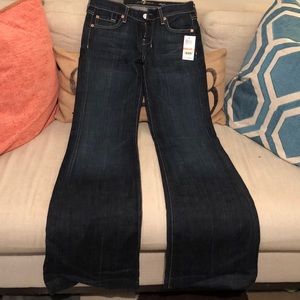 7 for all mankind size 26 wide leg dojo jean
